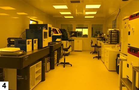 Kloé facilities: cleanroom